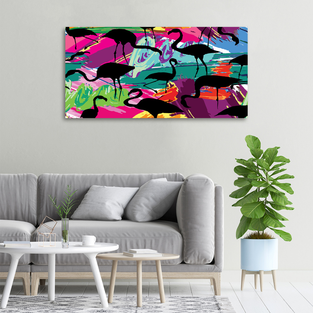 Foto obraz canvas Flamingi