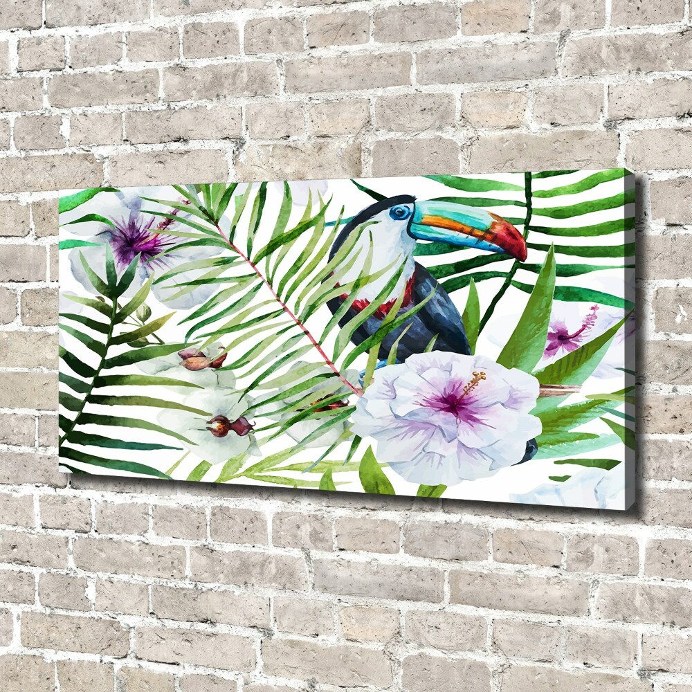 Foto obraz na płótnie Tukan tropika