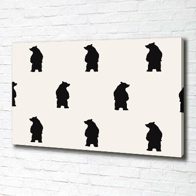 Duży Foto obraz na płótnie Niedźwiedzie