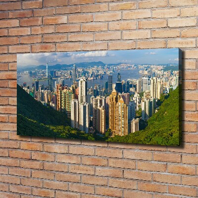 Foto obraz na płótnie Hongkong panorama