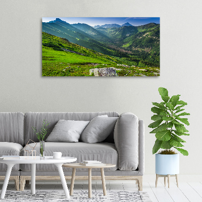 Foto obraz na płótnie Świt w górach