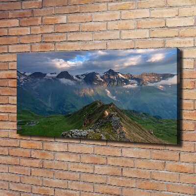 Foto obraz canvas Szczyty gór