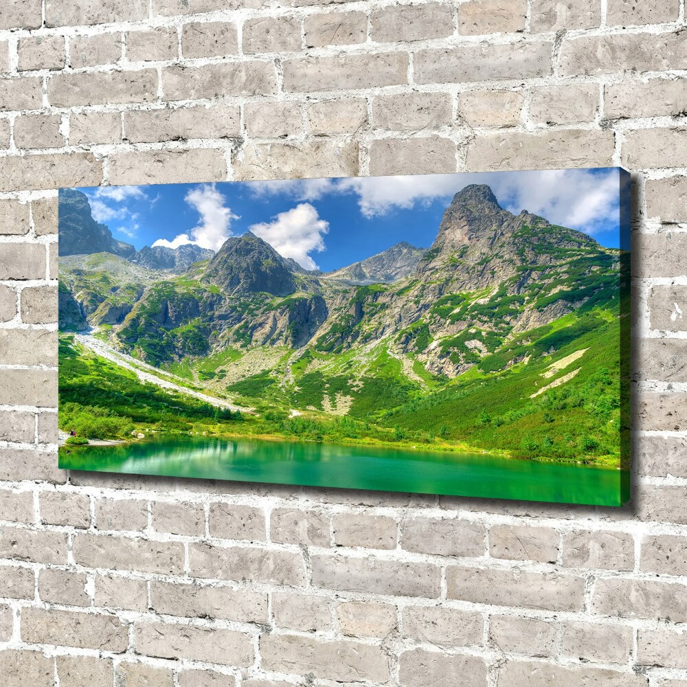 Foto obraz na płótnie Jezioro w górach