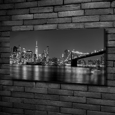 Foto obraz na płótnie Manhattan nocą
