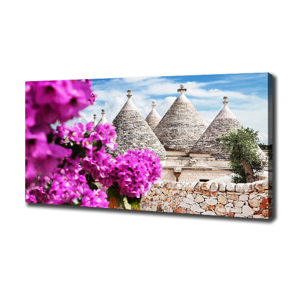 Foto obraz canvas Domy trulli