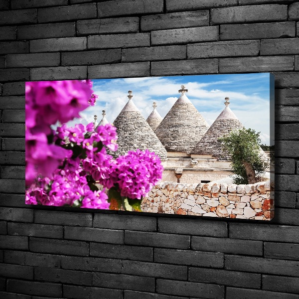 Foto obraz canvas Domy trulli