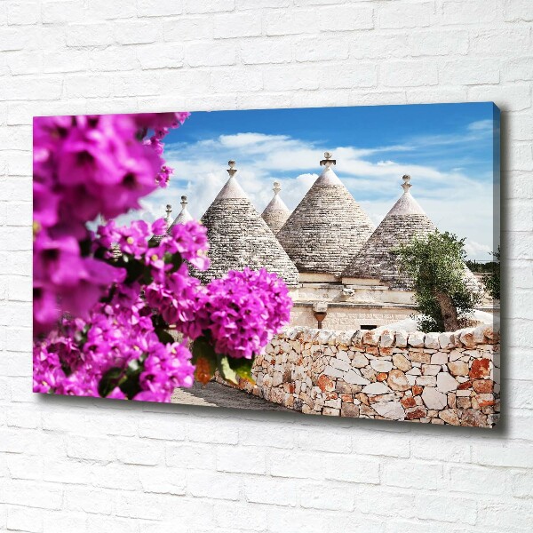 Foto obraz canvas Domy trulli