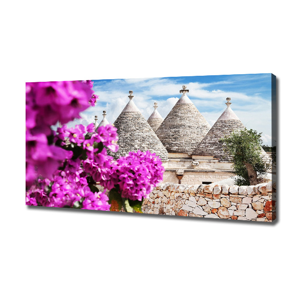 Foto obraz canvas Domy trulli