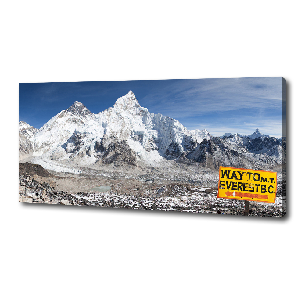 Duży Foto obraz na płótnie Góra Everest