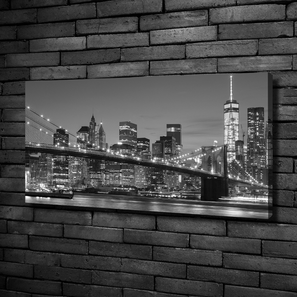 Foto obraz na płótnie Manhattan nocą