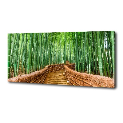 Foto obraz na płótnie Bambusowy las