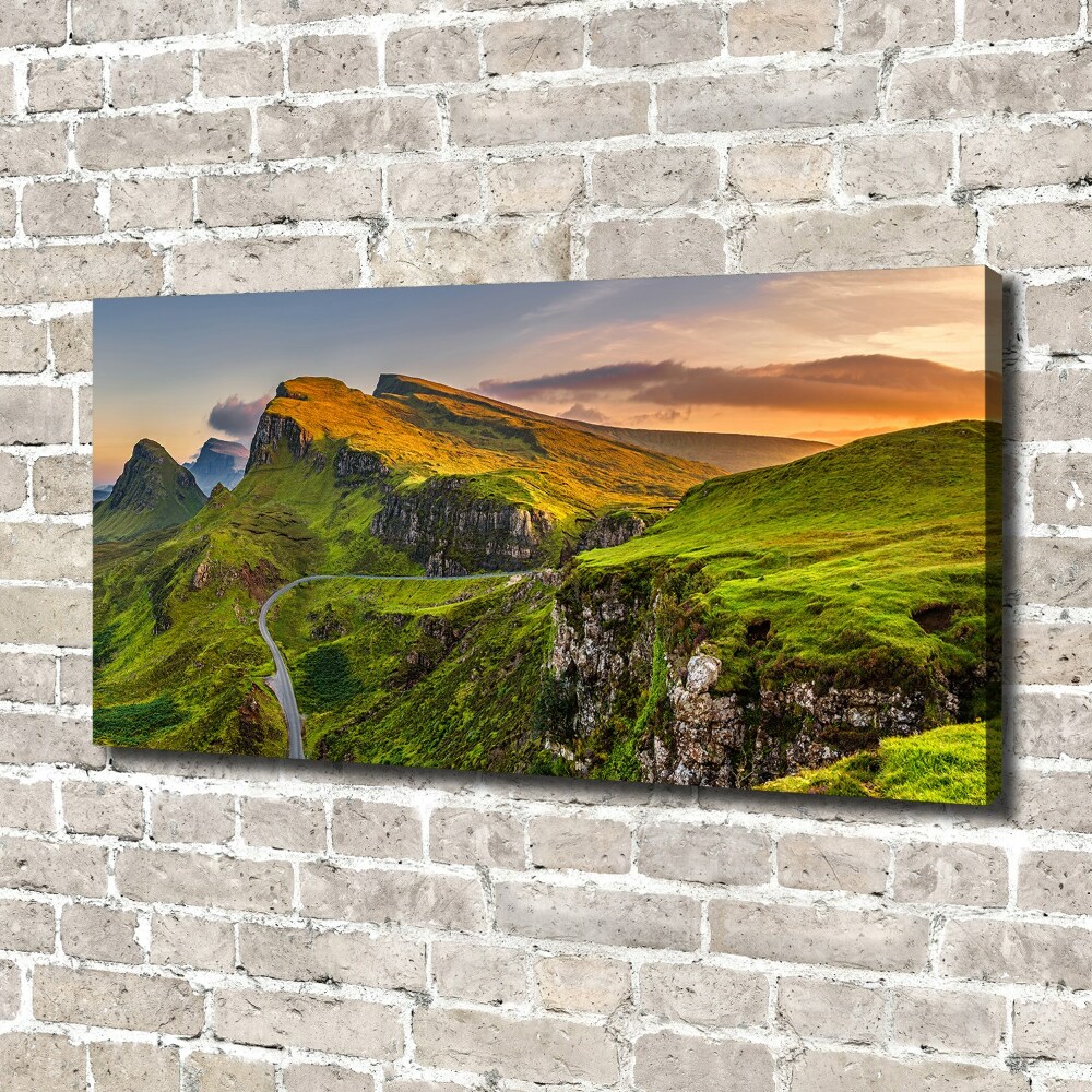 Foto obraz na płótnie Wzgórza Szkocji
