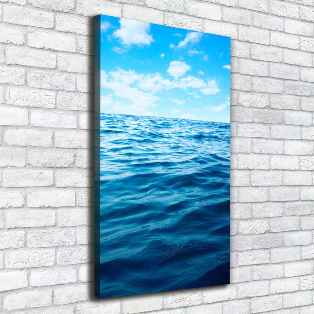 Foto obraz na płótnie do salonu pionowy Woda morska