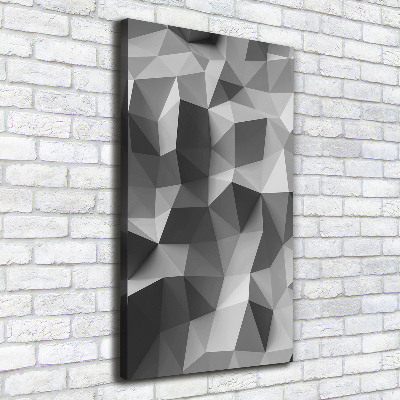 Foto obraz na płótnie pionowy Abstrakcja trójkąty