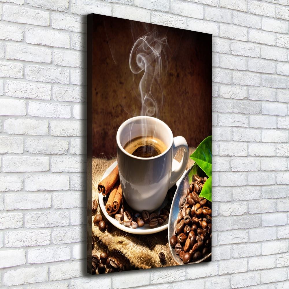 Foto obraz na płótnie pionowy Filiżanka kawy