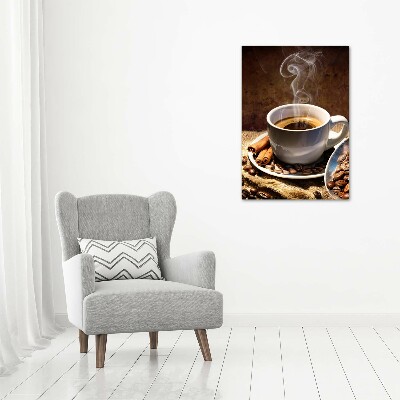 Foto obraz na płótnie pionowy Filiżanka kawy