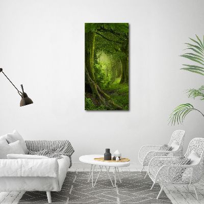 Foto obraz na płótnie pionowy Tropikalna dżungla