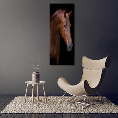 Foto obraz na płótnie pionowy Portret konia