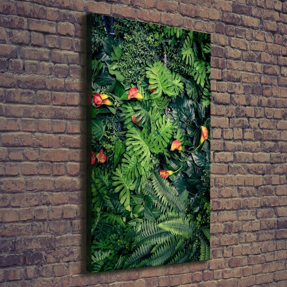 Foto obraz na płótnie pionowy Tropikalne rośliny
