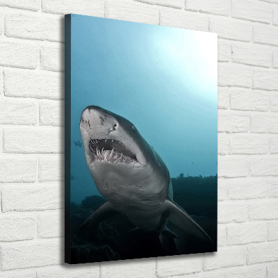 Foto obraz na płótnie do salonu pionowy Duży rekin