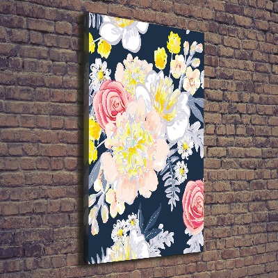 Foto-obraz canvas do salonu Bukiet kwiatów