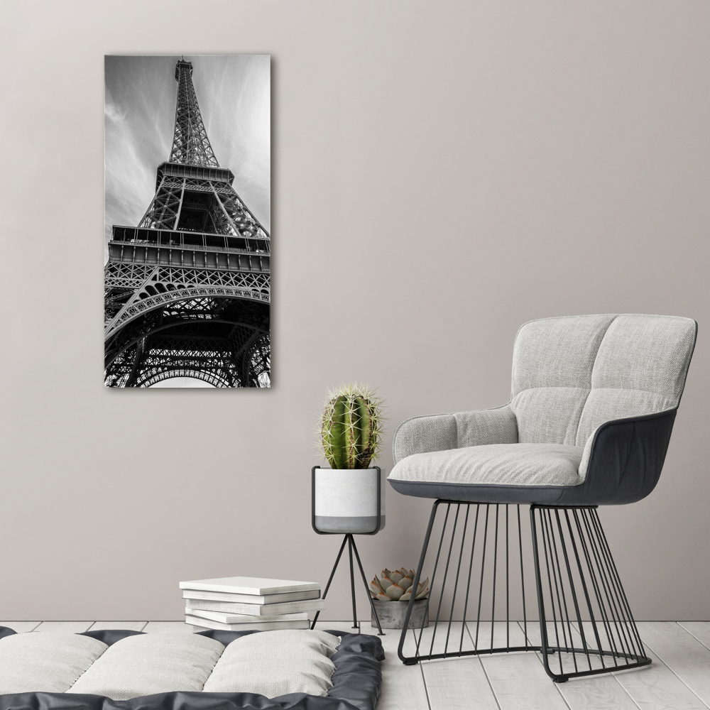 Foto obraz na płótnie pionowy Wieża Eiffla Paryż