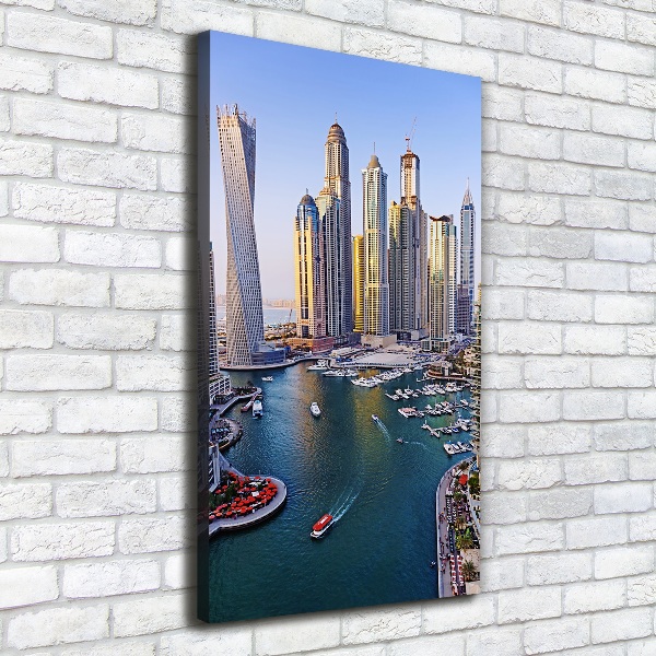 Foto obraz canvas pionowy Zatoka Dubaj