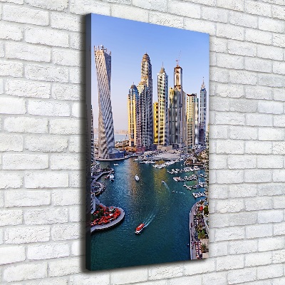 Foto obraz canvas pionowy Zatoka Dubaj