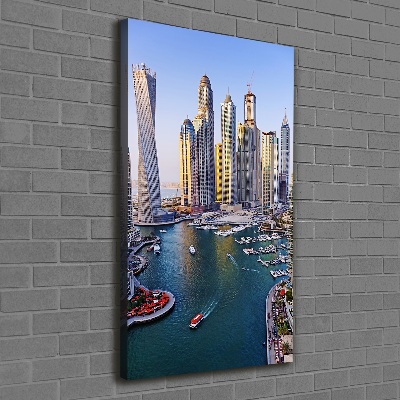 Foto obraz canvas pionowy Zatoka Dubaj