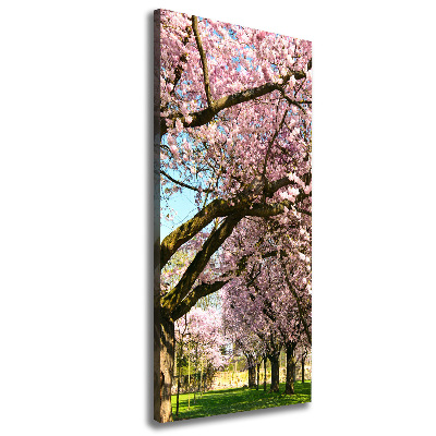 Foto obraz canvas pionowy Drzewa wiśni
