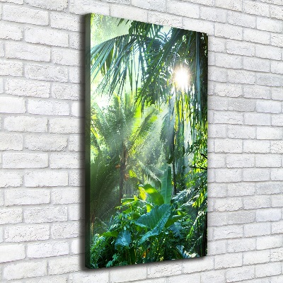 Nowoczesny obraz canvas na ramie pionowy Dżungla