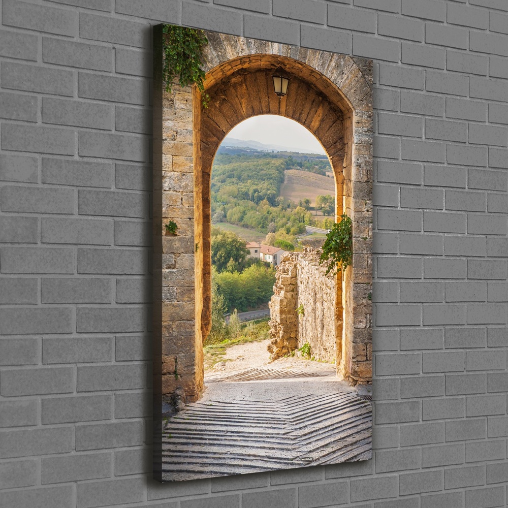 Foto obraz na płótnie pionowy Toskania Włochy