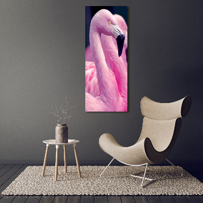 Foto obraz na płótnie do salonu pionowy Flamingi