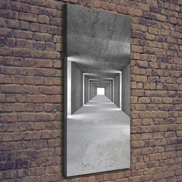 Foto-obraz canvas na ramie Betonowy tunel