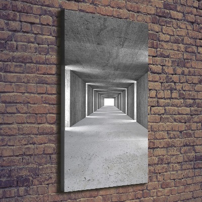 Foto-obraz canvas na ramie Betonowy tunel