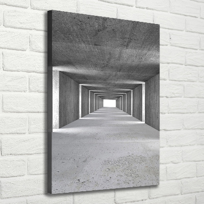 Foto-obraz canvas na ramie Betonowy tunel