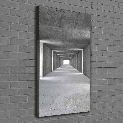 Foto-obraz canvas na ramie Betonowy tunel