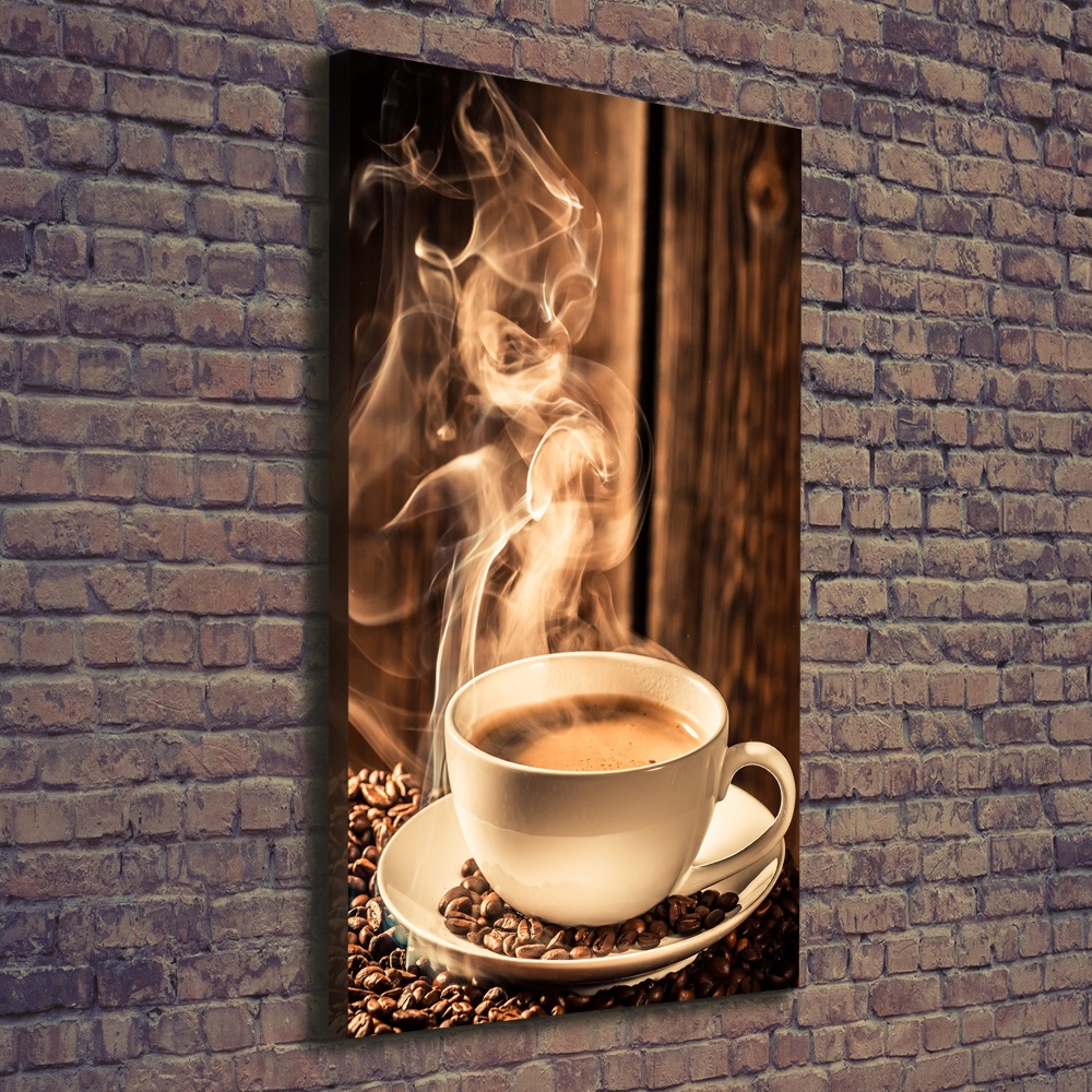 Foto obraz na płótnie pionowy Aromatyczna kawa