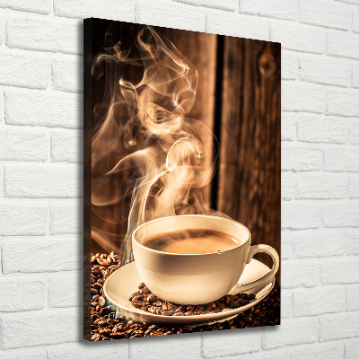 Foto obraz na płótnie pionowy Aromatyczna kawa