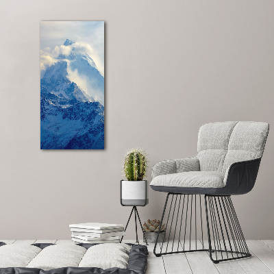 Foto obraz na płótnie pionowy Wierzchołek góry
