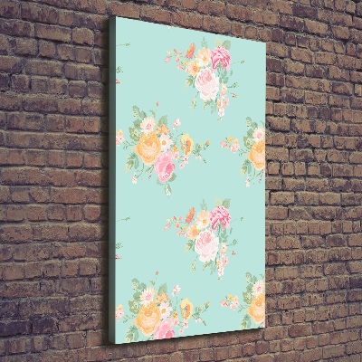 Nowoczesny fotoobraz canvas na ramie pionowy Kwiaty