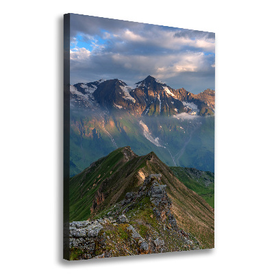 Foto obraz na płótnie pionowy Górskie szczyty
