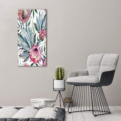 Nowoczesny fotoobraz canvas na ramie pionowy Protea
