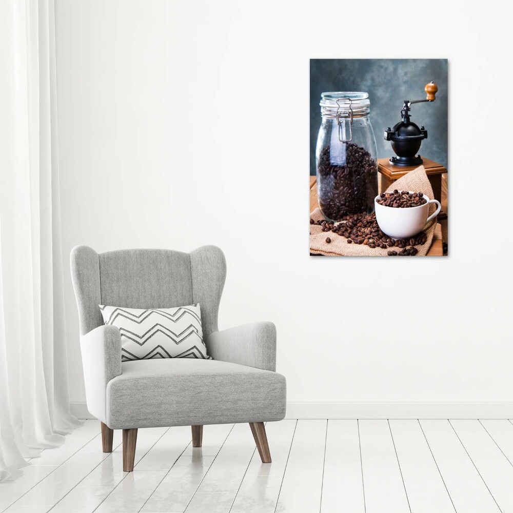 Foto obraz na płótnie pionowy Młynek do kawy