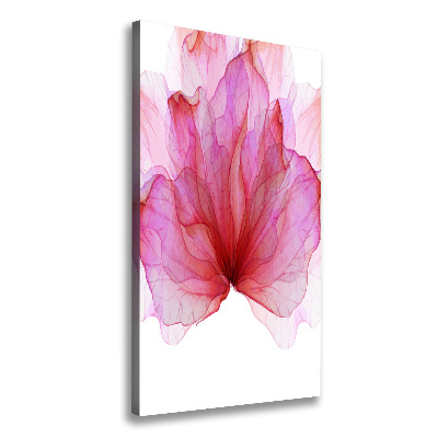 Foto obraz canvas pionowy Różowy kwiat