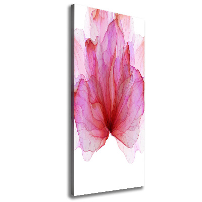 Foto obraz canvas pionowy Różowy kwiat