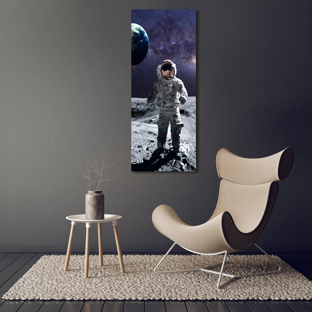 Foto obraz na płótnie do salonu pionowy Astronauta