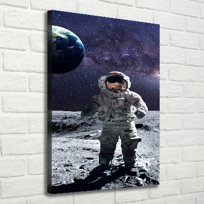 Foto obraz na płótnie do salonu pionowy Astronauta