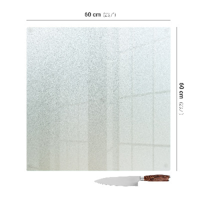 Osłona płyty indukcyjnej Kwadratowa półprzezroczysta