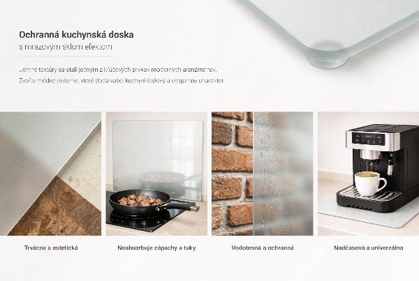 Osłona płyty indukcyjnej Kwadratowa półprzezroczysta